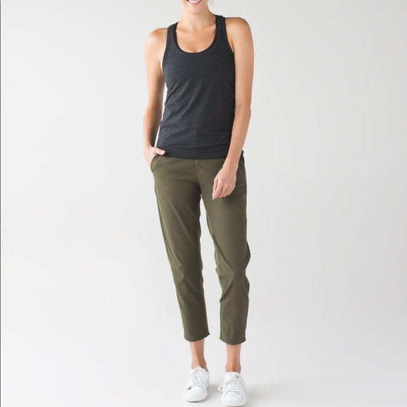 lululemon athletica Pants - Lululemon military green trousers